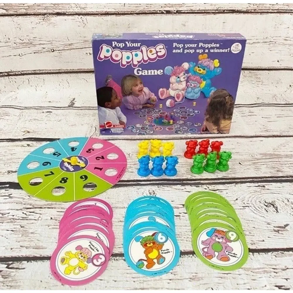 MATTEL Pop Your Popples Game Vintage 1986 100% Complete 80s